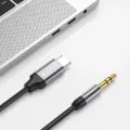 Tech-Protect UltraBoost audio USB-C | 3.5mm mini jack cable 1 m - black Photo