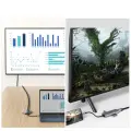 Choetech 7in1 multifunctional USB Type C HUB - 3x USB 3.2 Gen 1 | SD and TF memory card reader | HDMI 4K 30Hz | USB Type C gray (HUB-M19 gray) Фото num