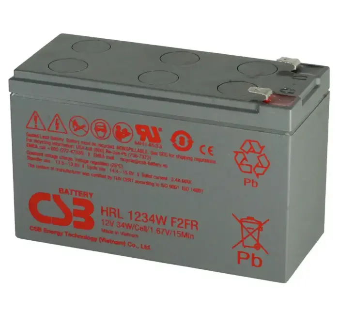 Akumulators 12V 34W 9Ah Pb CSB