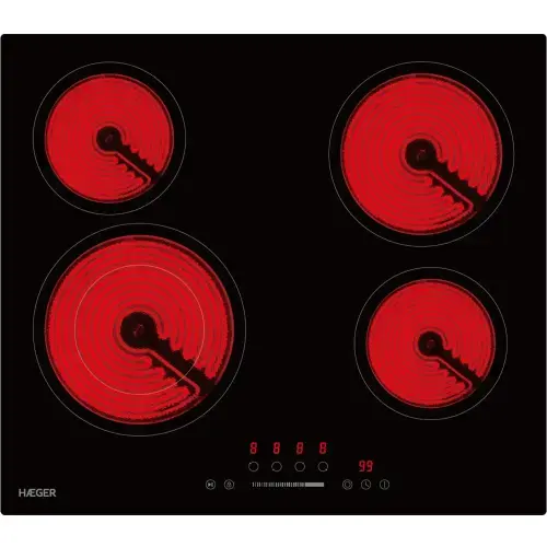 Haeger VH-004.001A Vitro Heat 6400 Stikla keramikas plīts virsma 6400W