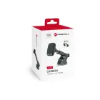 Magnetic car phone holder Forcell F-Grip Carbon H-CT327 windshield / dashboard black Photo