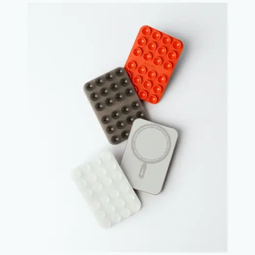 Universal suction cup Skinarma Stax MagSafe for phone orange Photo