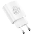 Borofone Wall charger BN1 Innovative - USB - 2,1A with USB to MicroUSB white Photo