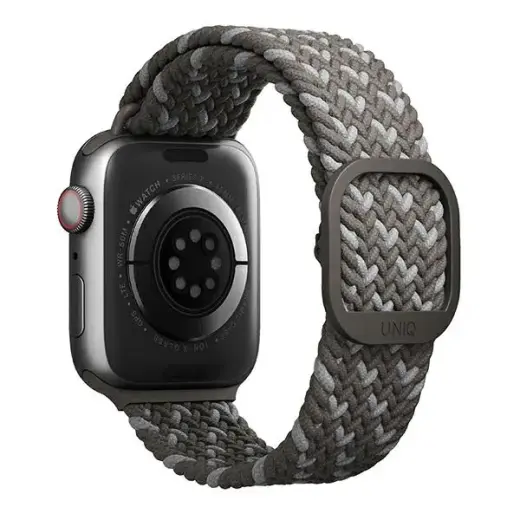 UNIQ pasek Aspen Apple Watch 44|42|45|49 mm Series 4|5|6|7|8|SE|SE2|Ultra Braided DE szary|pebble grey Фото num