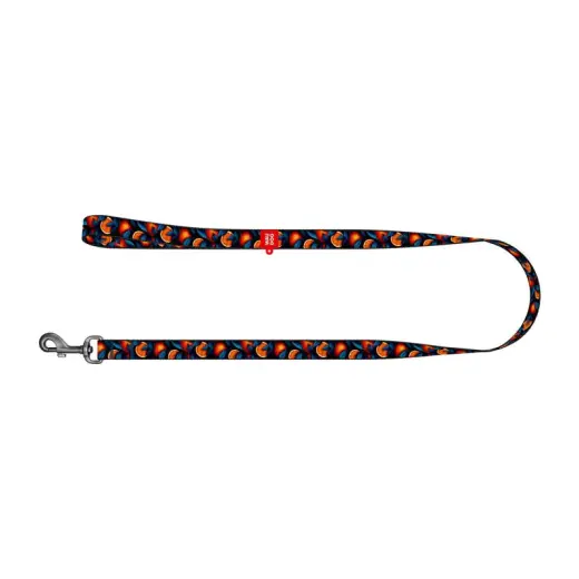 Nylon dog leash, pattern ''Oranges'' length 122 cm Waudog Foto 2