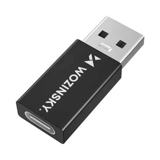 Wozinsky WAAC-01 USB-A - USB-C OTG Adapter - Black Foto 3