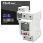 Qoltec Wi-fi DIN rail relay with electricity meter 63A| Timer | Tuya | Wi-Fi | LED Foto 11