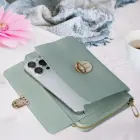 Knitted bag for phone GCW06 mint Foto 10