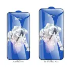 Tempered glass to iPhone 15 PRO Hoco HD 5D Guardian shield 10 pcs G14 black Foto 2