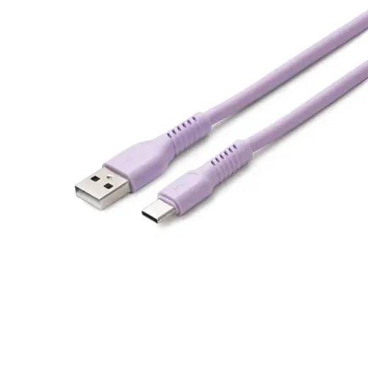 COLORUM CK60-AC-09 data transfer and charging cable | USB-A to USB-C | 15W | 1.8m | purple Photo