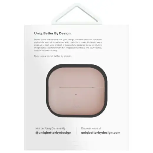 UNIQ case Lino AirPods 4 Silicone pink blush Foto 7