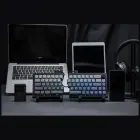 Mechanical keyboard Epomaker Split 65 Switch black-flamingo — Фото 25