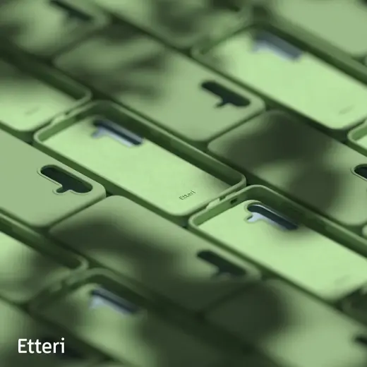 Etteri Silikona telefona maciņš Samsung Galaxy S25 Plus gaiši zaļš Foto 8