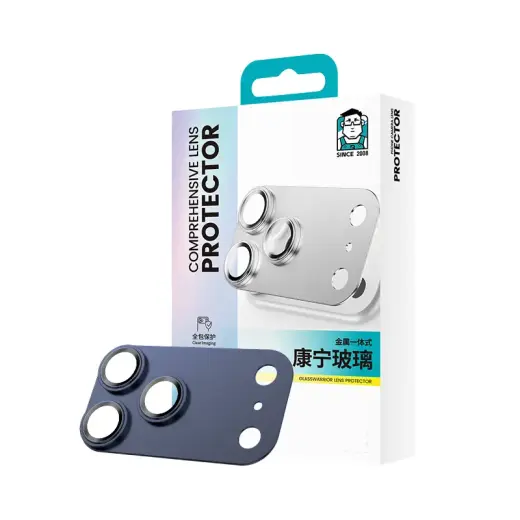 Benks Tempered glass Glass Warrior Metal Integrated Lens Protector (C070) for Iphone 17 Pro Max (lens 3 pieces) blue Foto 10