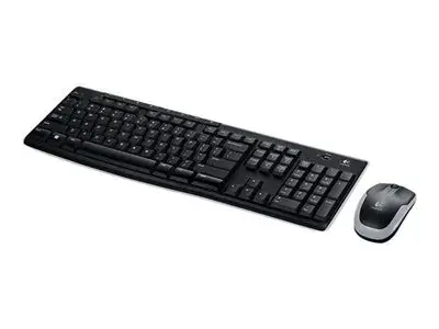 Logitech Keyboard and Mouse Set MK270 - US Layout - Black