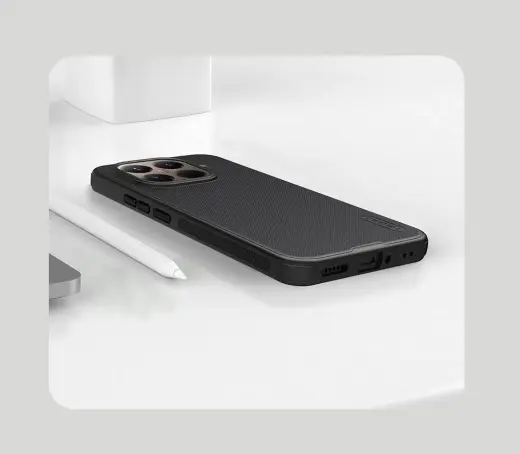 Nillkin Super Frosted PRO Magnetic Back Cover for Xiaomi 15T Pro Black Foto 7