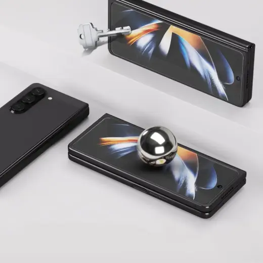 Whitestone DOME GLASS tempered glass for phone Samsung Galaxy Z Fold 5 clear 2-pack Photo