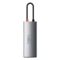 Baseus Metal Gleam 6in1 multifunctional HUB USB Type C - USB Type C Power Delivery 100 W | HDMI 4K 30 Hz | 3x USB 3.2 Gen 1 | RJ45 1 Gbps (CAHUB-CW0G) Foto 24