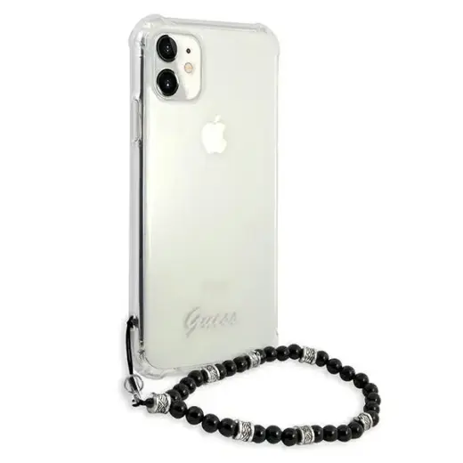 Guess GUHCN61KPSBK iPhone 11 6,1" | Xr  Transparent hardcase Black Pearl Photo