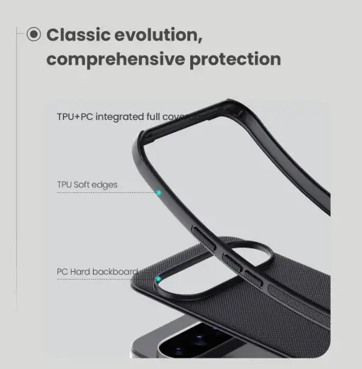 Nillkin Super Frosted PRO Magnetic Back Cover for Google Pixel 10|10 Pro Black Photo