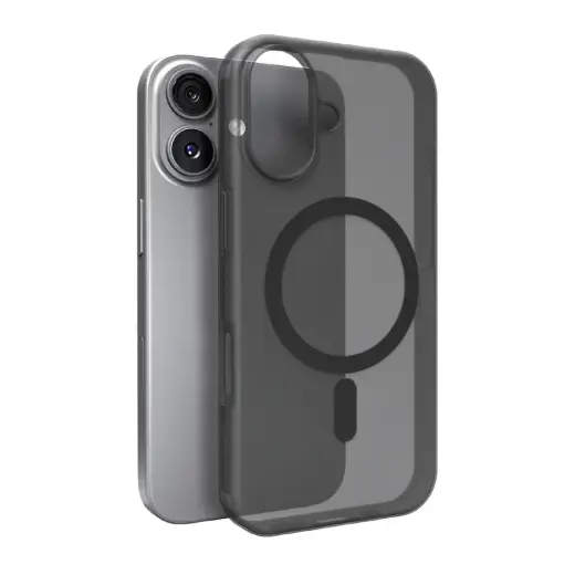 Puro Daylight Magsafe Compatible Silicone Case for iPhone 17 - Translucent Black Фото num