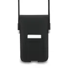 Lacoste PVC Iconic Petit Pique Metal Logo Phone Pouch XL Black Foto 1