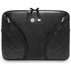 Bag BMW Carbon Pockets & Metal Logo Sleeve 14" black Foto 1