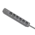 Qoltec Power strip | 6 sockets | 1.8m | Grey — Foto 12
