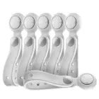 Joyroom JR-ZS422 Cable Organizer Silicone Headband with Magnet, Set of 6 - White Foto 1