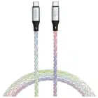 Cable 4smarts USB-C 60W 1.5m RGB Foto 1