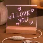 Forever Light Wooden Acryl LED Night Light FNL-18 with marker pen — Foto 1