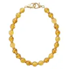 Beaded phone strap yellow — Foto 1