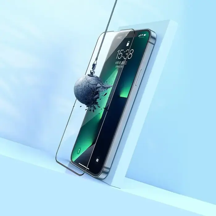 Tempered glass to iPhone 12 PRO MAX Hoco HD 5D Guardian shield 10 pcs G14 Foto 8