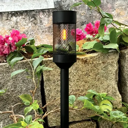 Forever Light Solar LED Lamp Steel Post SUNARI FLS-15 black Foto 2