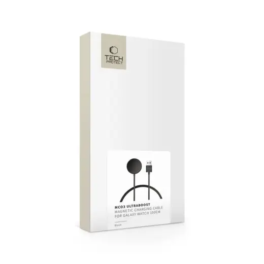 Tech-Protect MC03 UltraBoost Wireless Charger for Samsung Galaxy Watch - Black Foto 4