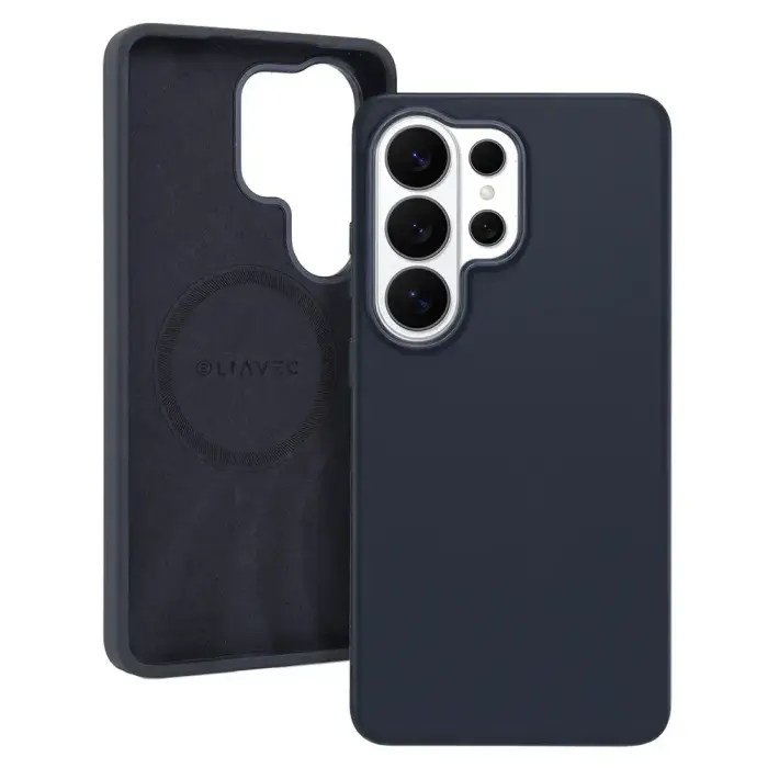 Liavec Silky phone case with MagSafe support for Samsung Galaxy S26 Ultra (S948) blue