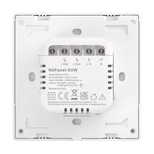 Smart Scene Wall Switch WiFi Sonoff NSPanel (white) Foto 4