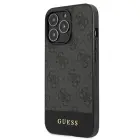 Guess GUHCP13LG4GLGR iPhone 13 Pro | 13 6,1" szary|grey hardcase 4G Stripe Collection Фото num