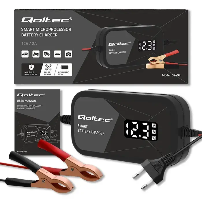 Microprocessor charger 12V 2A with cell regene Фото num