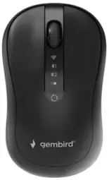 Pele Gembird MUSW2-4B-01 Wireless Black
