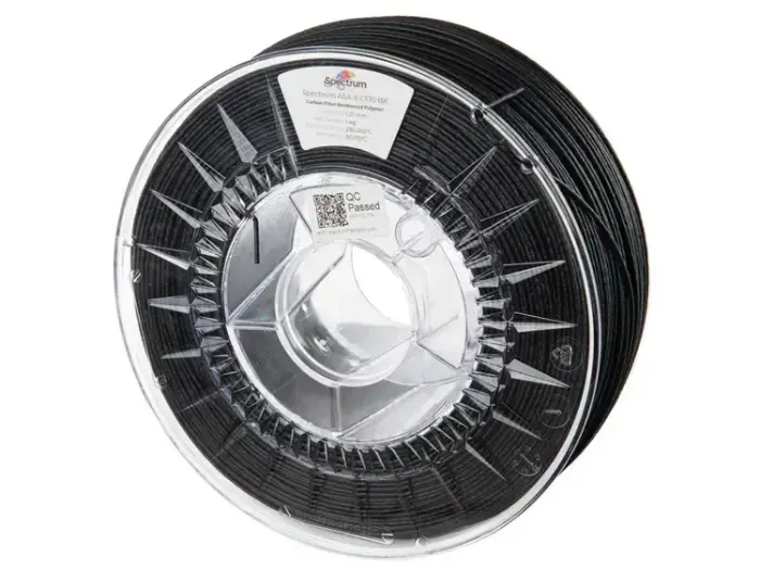Filaments ASA-X + CF10 melns 1kg Spectrum