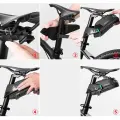 Rockbros C27-1 bicycle bag under the saddle - black Photo