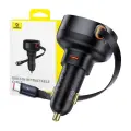 Car Charger Baseus Enjoyment Pro with cable USB-C, 60W (Black) Photo