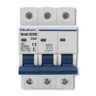 Qoltec Overcurrent Circuit Breaker C63 | Fuse | AC| 63A | 3P Фото num