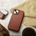 iCarer CE Oil Wax Premium Leather Folio Case iPhone 14 Plus magnetic flip case MagSafe brown (AKI14220707-BN) — Photo 9