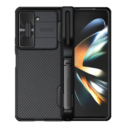 Nillkin CamShield Fold Case for Samsung Galaxy Z Fold 5 with additional stylus holder - black Foto 11