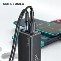 USAMS T47 зарядное устройство | 65W | PD | USB-C, USB-A | черное Фото num