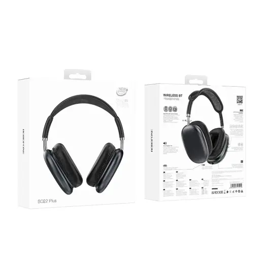 Borofone Headphones BO22 Plus Elegant bluetooth dark grey Фото num