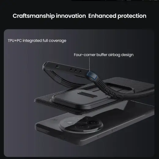 Nillkin CamShield PRO Hard Case for OnePlus 13 Black Фото num