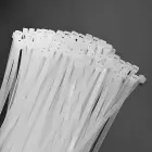 Qoltec Self-locking cable tie | 3.6*300mm | 100 pcs. | Nylon66 | UV | White Foto 3